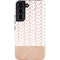 Rose Gold Herringbone Galaxy S22 Pro Case