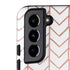 Rose Gold Herringbone Galaxy S22 Pro Case
