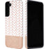 Rose Gold Herringbone Galaxy S22 Pro Case
