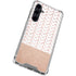 Rose Gold Herringbone Galaxy S23 FE Clear Case