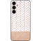 Rose Gold Herringbone Galaxy S23 FE Skin