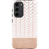 Rose Gold Herringbone Galaxy S23 Plus Pro Case