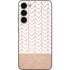 Rose Gold Herringbone Galaxy S23 Plus Skin