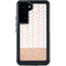 Rose Gold Herringbone Galaxy S23 Plus Waterproof Case