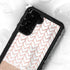 Rose Gold Herringbone Galaxy S23 Plus Waterproof Case