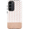 Rose Gold Herringbone Galaxy S23 Pro Case