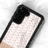 Rose Gold Herringbone Galaxy S23 Waterproof Case