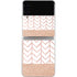 Rose Gold Herringbone Galaxy Z Flip3 5G Skin
