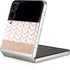 Rose Gold Herringbone Galaxy Z Flip4 5G Skin
