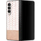 Rose Gold Herringbone Galaxy Z Fold3 5G Skin