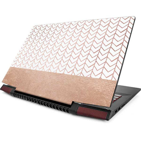 Rose Gold Herringbone Lenovo IdeaPad Skin