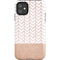 Rose Gold Herringbone iPhone 11 Impact Case