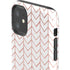 Rose Gold Herringbone iPhone 11 Impact Case