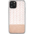 Rose Gold Herringbone iPhone 11 Pro Clear Case