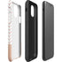 Rose Gold Herringbone iPhone 11 Pro Max Impact Case