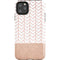 Rose Gold Herringbone iPhone 11 Pro Max Impact Case