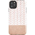 Rose Gold Herringbone iPhone 11 Pro Max Impact Case