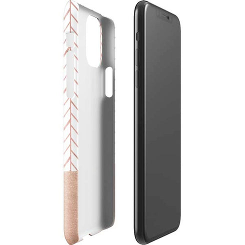 Rose Gold Herringbone iPhone 11 Pro Max Lite Case