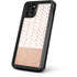 Rose Gold Herringbone iPhone 11 Pro Max Waterproof Case