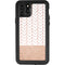 Rose Gold Herringbone iPhone 11 Pro Waterproof Case