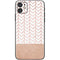 Rose Gold Herringbone iPhone 11 Skin