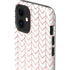 Rose Gold Herringbone iPhone 12 Impact Case