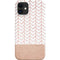 Rose Gold Herringbone iPhone 12 Mini Lite Case