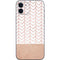 Rose Gold Herringbone iPhone 12 Mini Skin