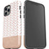 Rose Gold Herringbone iPhone 12 Pro Max Impact Case