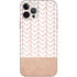 Rose Gold Herringbone iPhone 12 Pro Skin