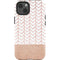 Rose Gold Herringbone iPhone 13 Impact Case