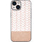Rose Gold Herringbone iPhone 13 Mini Skin