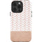 Rose Gold Herringbone iPhone 13 Pro Impact Case