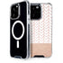 Rose Gold Herringbone iPhone 13 Pro MagSafe Case