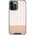 Rose Gold Herringbone iPhone 13 Pro Max Clear Case