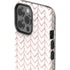Rose Gold Herringbone iPhone 13 Pro Max Impact Case