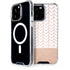 Rose Gold Herringbone iPhone 13 Pro Max MagSafe Case
