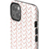 Rose Gold Herringbone iPhone 15 Plus Impact Case