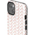 Rose Gold Herringbone iPhone 15 Impact Case
