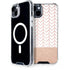 Rose Gold Herringbone iPhone 15 Plus MagSafe Case
