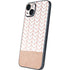 Rose Gold Herringbone iPhone 15 Plus Skin