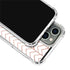 Rose Gold Herringbone iPhone 14 Pro Clear Case