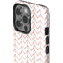 Rose Gold Herringbone iPhone 14 Pro Impact Case