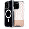 Rose Gold Herringbone iPhone 14 Pro MagSafe Case