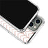 Rose Gold Herringbone iPhone 14 Pro Max Clear Case