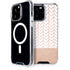 Rose Gold Herringbone iPhone 14 Pro Max MagSafe Case