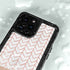Rose Gold Herringbone iPhone 14 Pro Max Waterproof Case