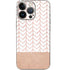 Rose Gold Herringbone iPhone 14 Pro Skin