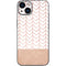 Rose Gold Herringbone iPhone 14 Skin