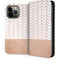Rose Gold Herringbone iPhone 15 Pro Max Folio Case
